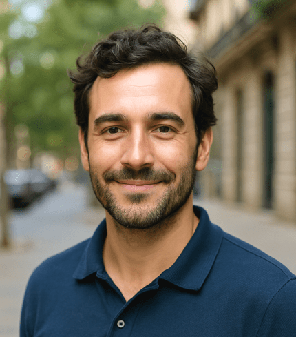 Retrato de Javier Domènech, autor de Barcelona.Casino